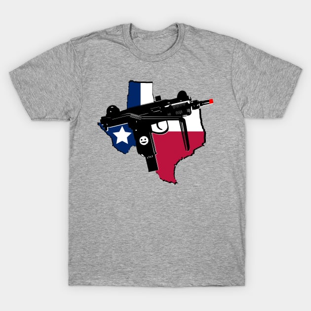 Irreverent Collection: Toy Gun - In Texas you can! n°2 T-Shirt by Biagiode-kd